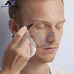 Pinces à épiler en acier inoxydable à pointe inclinée, pour poils du visage et sourcils, lot de 5 pinces à épiler pour hommes et femmes, couleur noire - Product Image 5