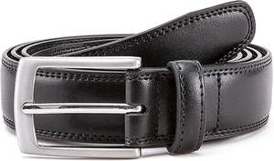 Cinturón Formal de Cuero Vacuno Clásico para Hombre con Hebilla de Acero, Reversible y Duradero, Fabricante y Proveedor Mayorista de Pakistán - Product Image 4