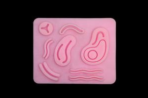 Kit de sutura rosa para práctica médica, almohadilla de sutura extragrande, Kit de estudiante quirúrgico, almohadilla de silicona de sutura, Etiqueta Privada - Product Image 5