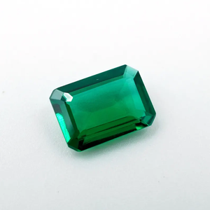 Piedra Preciosa Verde Zambiana de Corte Esmeralda Cultivada en Laboratorio, Facetada, Suelta, 0.75 Ct, HAYAAT GEMS, 7x5x2.5mm, para Joyería - Product Image 5