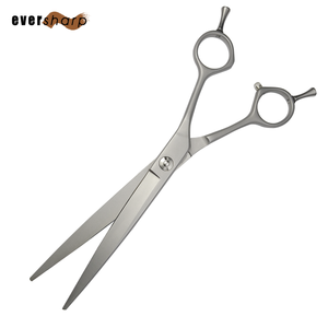 Juego de Tijeras para Cabello Recto para Diestros, Hojas de Acero Inoxidable Japonés, Acabado Satinado, Mango Duradero, Borde Afilado, Estuche de Cuero - Product Image 2