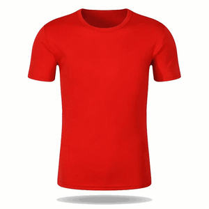 T-shirts blancs unis à col rond en gros, prix usine, pas chers - Product Image 3