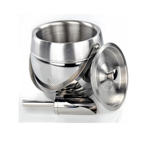 Seau à glace pour fêtes avec couvercle et pelle, seau à champagne isotherme Iceberg pour bar à cocktails avec couvercle - Product Image 3