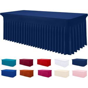 Smiry Copritavolo Rettangolare Impermeabile Lavabile 6FT, Fodera Elasticizzata in Spandex per Tavoli - Product Image 3