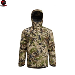 Veste de chasse d'hiver à capuche camouflage haut de gamme, imperméable, coupe-vent, chaude, softshell, camouflage personnalisé pour hommes - Product Image 3