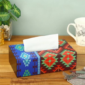 ILAHI's Marbled MDF Printed Rectangular <b>Baking</b> Paint Multifunctional Handmade Kitchen Tabletop Non-folding Storage Holder <b>Rack</b> - Product Image 6