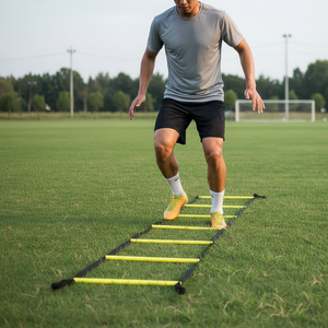Fabricant indien d'échelles d'agilité tubulaires de haute qualité de 4 m, conçues pour l'entraînement professionnel au football et au fitness. - Product Image 5