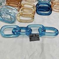 Cadena de Eslabones de Resina Epoxi Transparente Grande y Colorida para Decoración de Pared, Proyectos DIY, Cortina Divisoria de Habitación con Diseño de Ángel Personalizable