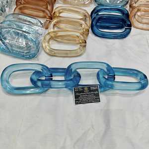 Cadena de Eslabones de Resina Epoxi Transparente Grande y Colorida para Decoración de Pared, Proyectos DIY, Cortina Divisoria de Habitación con Diseño de Ángel Personalizable - Product Image 4