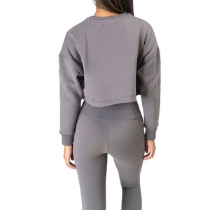 Sweat-shirt à capuche en molleton de coton 100% personnalisé pour la salle de sport, vêtements de sport imprimés, survêtement respirant - Product Image 3