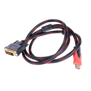 For to DVI Male to Male Golden Plated <b>Cable</b> 1080P 24+1 Pin Braided Display Connector for Monitor Projector TV - Product Image 3