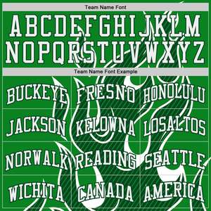Custom White Grass Green Basketball Uniform Set Premium Recycled Polyester Anti-Bacterial Sublimated Print Sleeveless Team - Product Image 3