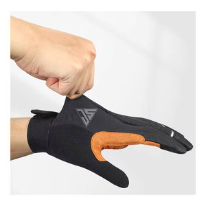 Guantes de Motocross Unisex Duraderos, Transpirables, de Cuero y Microfibra, Antideslizantes, de Verano, para Motociclismo - Product Image 5