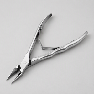 Coupe-ongles professionnel en acier inoxydable 12,5 mm à mâchoires plates, ouverture large, pointe affûtée pour manucure des doigts et des ongles des pieds - Product Image 1