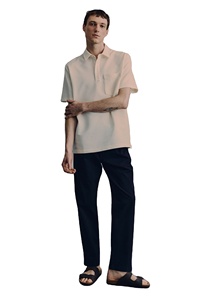 ODM & OEM เสื้อยืดกอล์ฟแขนครึ่งคอลปก100% สำหรับผู้ชายผ้าคอตตอนระบายอากาศได้ดีเข้ารูปปกติ - Product Image 4