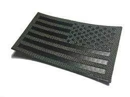 Parche Rectangular de la Bandera Americana, Tejido Bordado, Estilo Termoadhesivo - Product Image 3