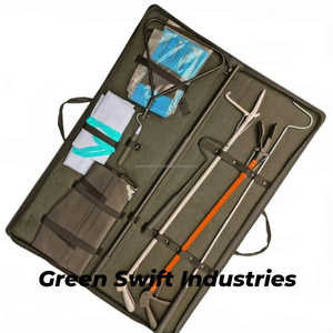 Pinzas de serpiente de aluminio con diseño de Cobra hechas a mano Premium para un manejo seguro de reptiles domésticos por Green Swift Industries - Product Image 3