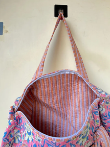 Bolso Tote Acolchado Estilo Bohemio Vintage Ligero al por Mayor con Forro de Algodón Suave, Gran Capacidad, Bolso de Hombro para Mujer - Product Image 2