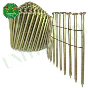 Clavos Industriales de Acero de Alta Calidad de 2.75 Pulgadas Resistentes al Óxido con Cabeza Recubierta de Cromato Amarillo - Product Image 2