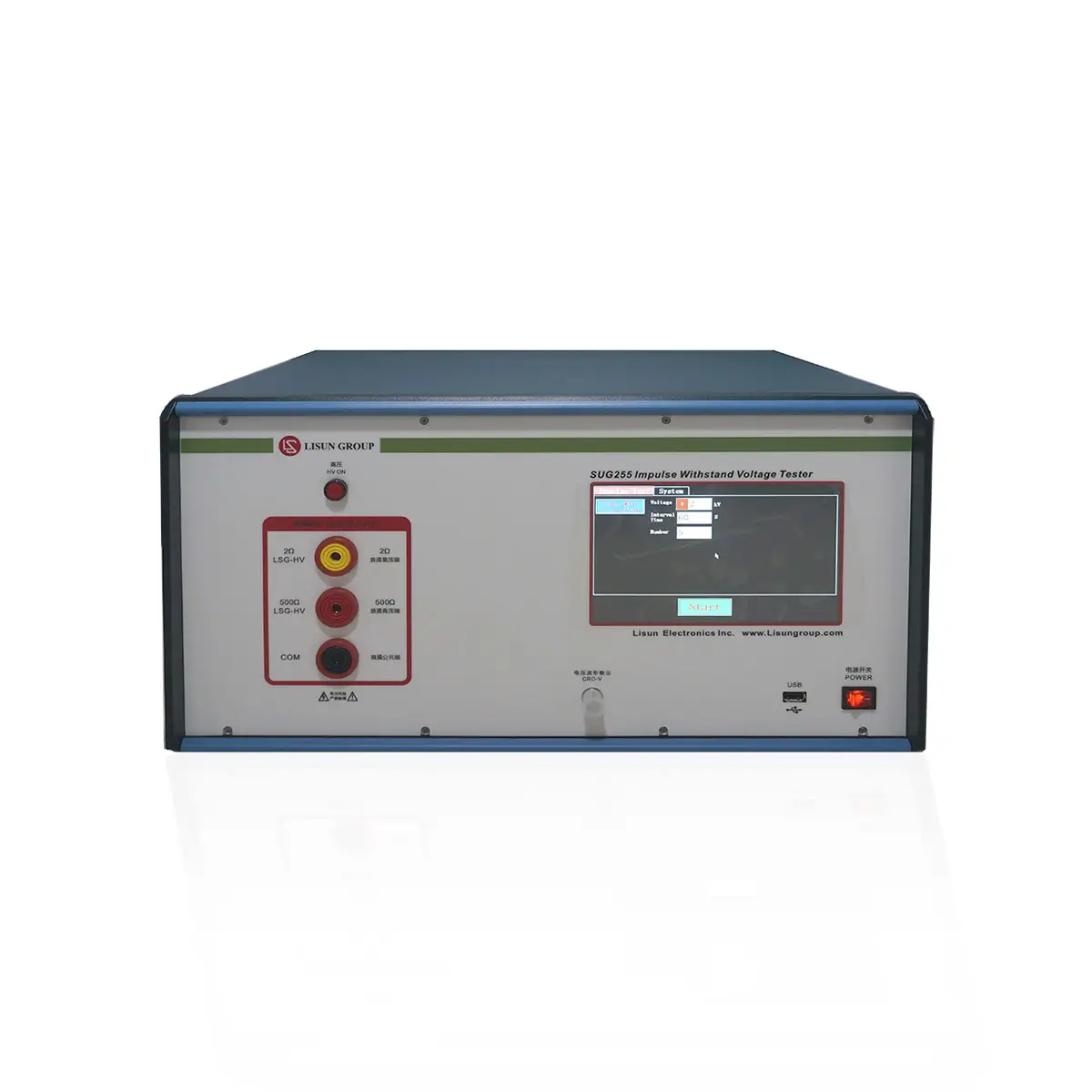 SUG255LX Impulse Withstand Voltage Tester or High Voltage Surge Generator according to IEC255-5