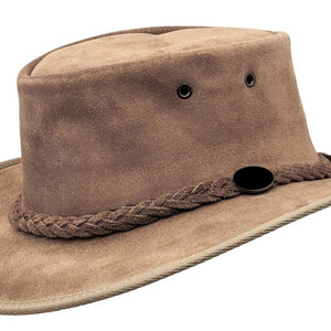 Chapeau à large bord en laine marron, chapeau de cowboy unisexe pour adulte, chapeau de voyage décontracté pour l'extérieur, chapeau de cyclisme quatre saisons - Product Image 6
