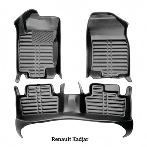 Alfombrillas de Coche de Cuero Resistentes para Todo Clima, de Lujo y Ecológicas, Juego Completo para <span class=keywords><strong>Renault</strong></span> <span class=keywords><strong>Megane</strong></span> IV/Captur/Arkana I/CLIO 2017-2024 - Product Image 6