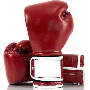 Guantes de Boxeo Profesionales de Cuero para Hombres, Mujeres y Niños, Transpirables, para Entrenamiento de MMA y Kickboxing, con Cierre de Gancho y Bucle, Ligeros - Product Image 1