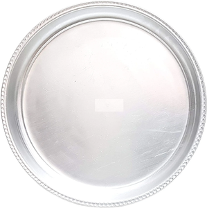 Assiette de présentation en aluminium de qualité supérieure, plat de service, vaisselle, fournisseur en gros - Product Image 1