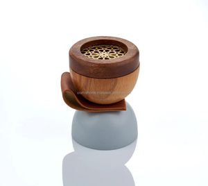 Conception créative de brûleur d'encens en bois personnalisée pour Bakhoor et encens arabe bois poli porte-encens en gros - Product Image 4