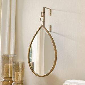 Round Shape Hanging Wall <b>Mirror</b> with Metal Border Wall Hanging <b>Mirror</b> | Decorative Golden Border Customized <b>Mirror</b> With Chain - Product Image 3