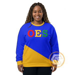 Pedido Personalizado Eastern Star, Sudadera Casual de Algodón Sólido con Bordado, Invierno, para Mujer, Alta Calidad, Ecológica, 500g OES - Product Image 4