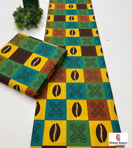 Tela Ligera de Algodón 100% con Estampado Africano Personalizado de Tanzania, Material para Vestidos y Camisas Ankara, Exportación Hitjem, Tela Personalizada - Product Image 6