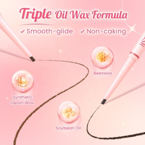 PINKFLASH PF-E25 Slim Crayon à sourcils Brow Microfilling Pen Crayon à sourcils avec pinceau - Product Image 4