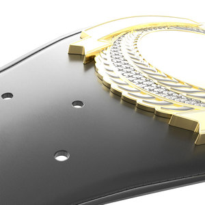 Ceintures de championnat de boxe avec logo personnalisé pour la lutte, ceintures de lutte personnalisées en cuir léger. - Product Image 6