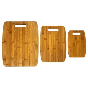 Planche à découper ronde en bois naturel avec poignée, épaisseur 1,5 cm, passe au lave-vaisselle - Product Image 5