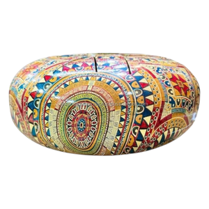 Tambour à langue décoratif en acier inoxydable émaillé, design Mandala, instrument Handpan pour la méditation, le yoga et la relaxation - Product Image 1