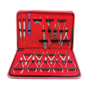 Professional Factory Direct Sale Stainless Steel <b>Top</b> Manual <b>Silver</b> Ergonomic Grip CE Certified Dental Kits Pakistan Made 2025 - Product Image 1