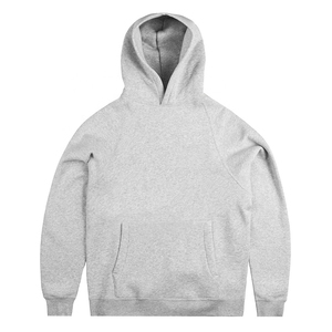 Sudadera con Capucha Negra Unisex, Corte Holgado, 100% Algodón Felpa, Transpirable, Informal, con Bolsillo Frontal, para Invierno, 300g, Serigrafía - Product Image 1