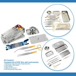 Dental PRF Box & PRF Instruments GRF System Platelet Rich Fibrin Set Implant Surgery Membrane Kit Steel Box by <b>Blush</b> Surgical - Product Image 3