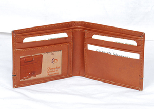Portefeuille en cuir pour homme, portefeuille fin à double pli, porte-cartes, avec boîte cadeau, portefeuilles en cuir PU pour homme, porte-monnaie avec impression personnalisée - Product Image 6