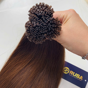 Extensiones de Cabello Virgen Vietnamita al por Mayor Rusa Hair, Punta Plana, Doble Trama a Máquina, Textura Lisa/Ondulada/Rizada, Logotipo Personalizado, Alta Calidad - Product Image 2