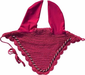Elegante gorro para caballo, antimosquitos y protector contra moscas – Protección superior contra moscas con estilo y comodidad para cada paseo (ROJO, Caballo/Completo) - Product Image 6