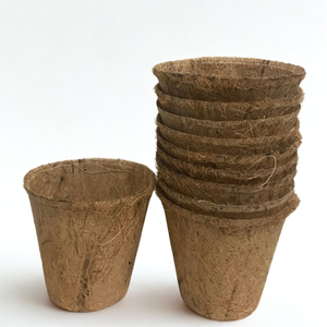 Maceta de Coco para Plantas, Sin Impacto de Trasplante, con Sistema de Poda Aérea para el Crecimiento de Raíces, Vaso de Coco Natural para Germinación de Semillas, Maceta para Propagación de Plantas - Product Image 1