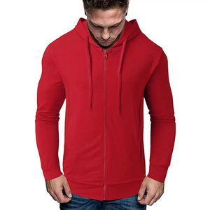 Mens 100% Cotton Winter <b>Fleece</b> Lightweight Breathable Hoodie Custom Logo Design for Fitness Gym <b>Running</b> Training Export Supplier - Product Image 3
