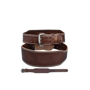 Customizable Unisex Genuine Cowhide Leather Weightlifting <b>Belt</b> Adjustable 10mm Non-Slip Metal Lever Custom Logo OEM <b>Size</b> - Product Image 2
