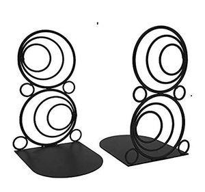 Sujetalibros de metal con diseño de árbol de la vida para estanterías, tope de libros negro para el hogar, la oficina y la escuela, soporte resistente para libros - Product Image 5