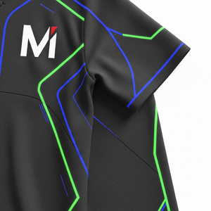 ชุดเบสบอลคุณภาพสูงแบบซับลิเมชั่น เสื้อทีมสั่งทำพิเศษ แบบติดกระดุมเต็มตัว เนื้อผ้าระบายอากาศได้ดี เหมาะสำหรับการแข่งขัน - Product Image 5