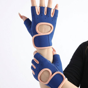 Gants de fitness demi-doigts personnalisés OEM de haute qualité, unisexe, en polyester, pour la musculation et la gym à domicile – Vente chaude - Product Image 5
