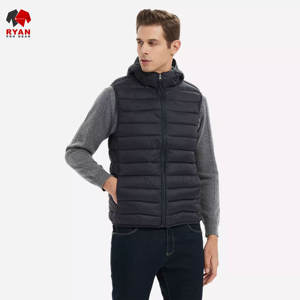 Chaleco Acolchado para Hombre de Primera Calidad, Tejido Cómodo y Transpirable con Logotipo Personalizado, Ropa Casual - Product Image 1