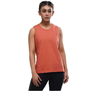 Débardeur de sport personnalisé pour femme, tissé, respirant, haute qualité, pour gym et yoga, dos ouvert, logo avant, vente en gros OEM - Product Image 3